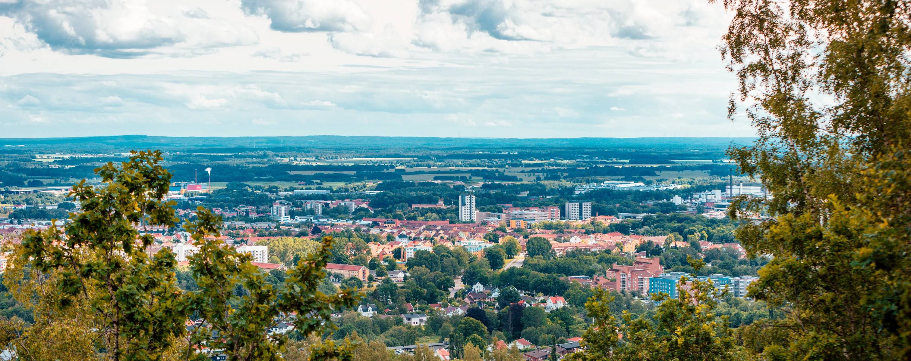 Utsikt över Skövde