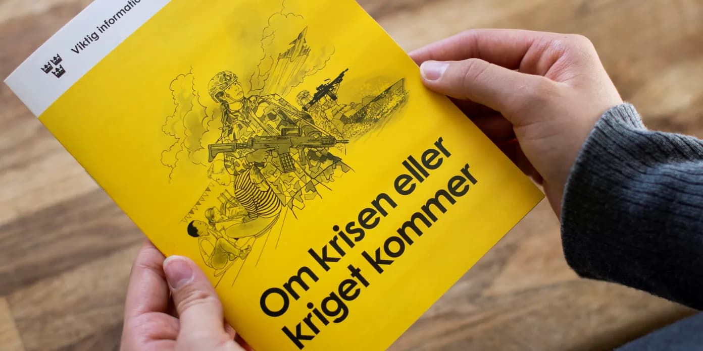 Broschyren Om krisen eller kriget kommer