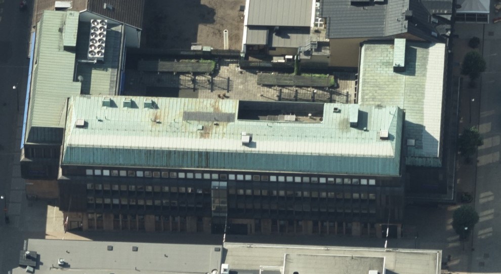 Flygbild över Heimdal