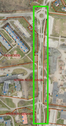 inzoomad bild på området vi jobbar med nu i etapp 2