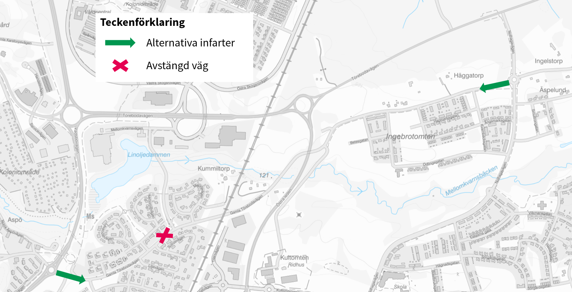 Omledning bilar